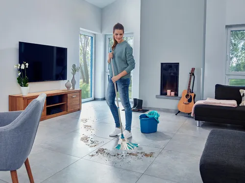 Leifheit Set Power Mop 3in1 - Weiß/Grau/Türkis (13 von 13)
