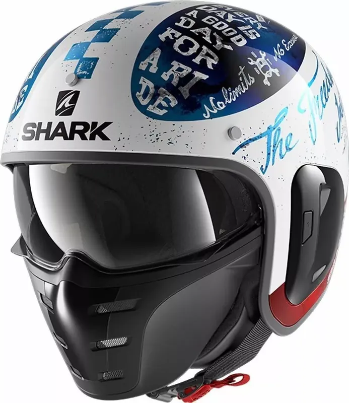 Shark S-Drak 2 Helm Tripp in Gloss Black Orange KOO (14 von 19)