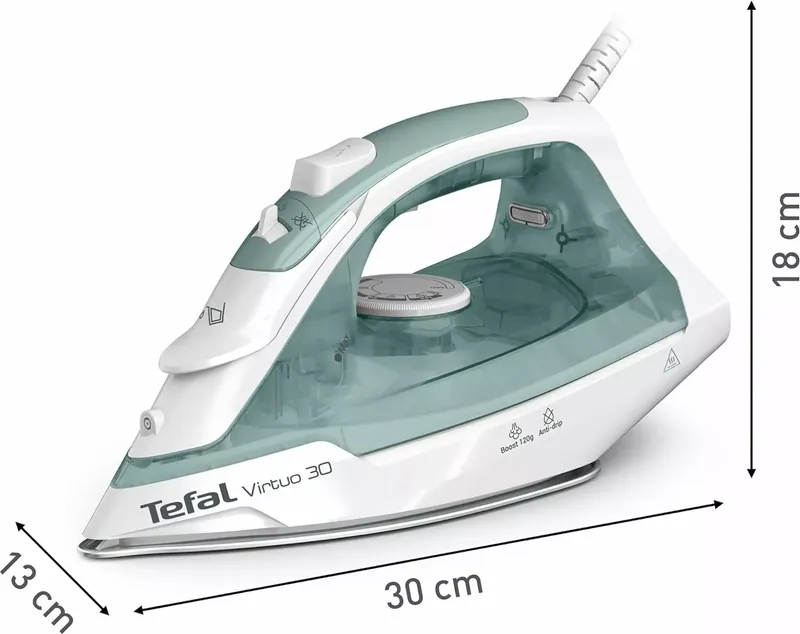 Tefal Virtuo 30 Dampfbügeleisen, 2000 W (14 von 14)