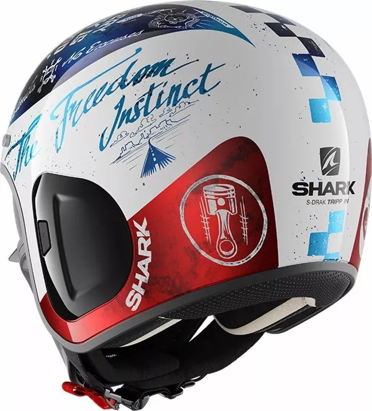 Shark S-Drak 2 Helm Tripp in Gloss Black Orange KOO (15 von 19)