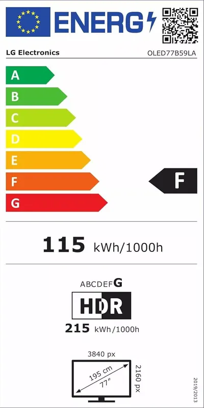 LG OLED77B59LA 77