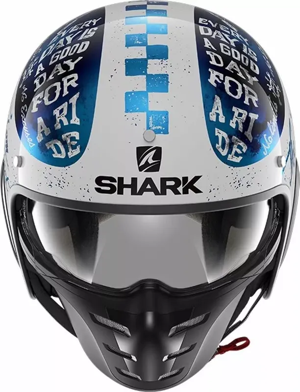 Shark S-Drak 2 Helm Tripp in Gloss Black Orange KOO (16 von 19)