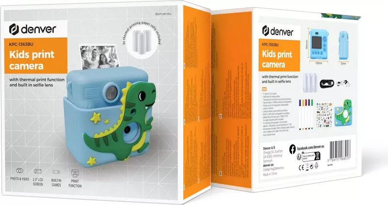 Denver KPC-1363BU BLUE Sofortbildkamera 20 Megapixel (17 von 17)