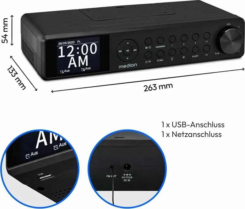 MEDION P66750 Küchen Unterbauradio (20 von 23)
