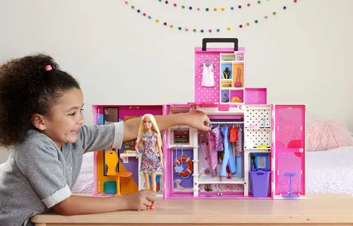 Barbie Traumkleiderschrank und Puppe (HGX57) (3 von 7)