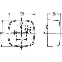 Hella Heckleuchte 2SE 002 578-701 (3 von 3)