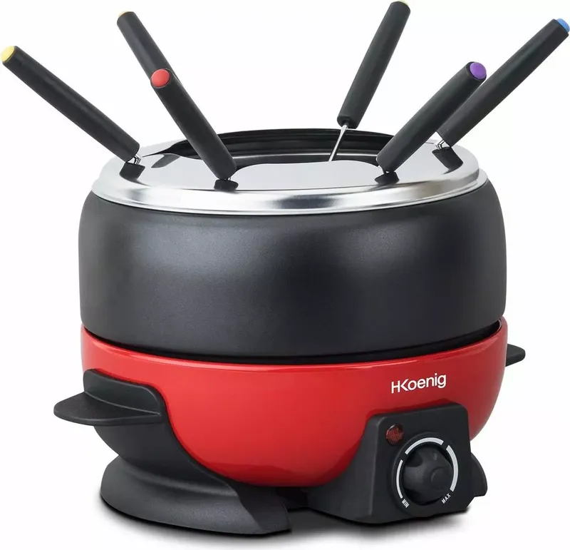 H.Koenig ALP1800 elektrisches Fondue Set für 6 Personen (3 von 6)