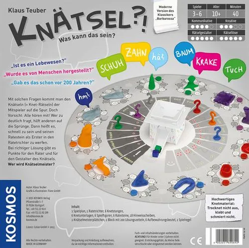Knätsel Brettspiel für 3-6 Spieler (3 von 4)