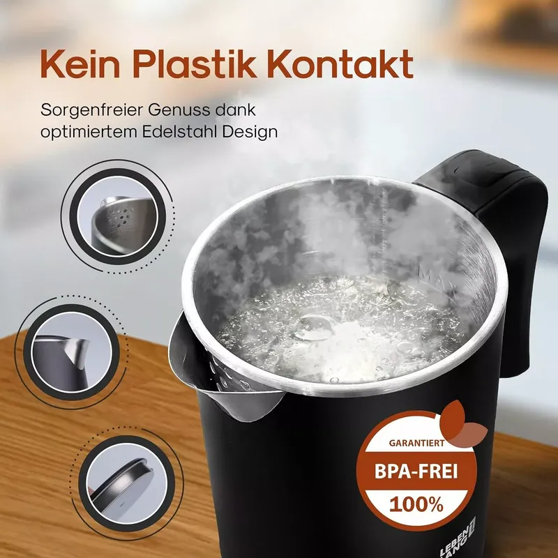 Lebenlang Reise-Wasserkocher Klein 0,5 Liter (3 von 6)