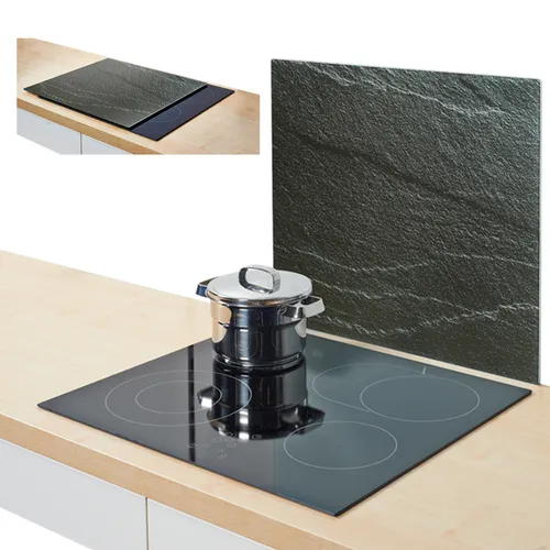 Zeller Present Herdblende- / Abdeckplatte Schiefer, Glas (3 von 3)