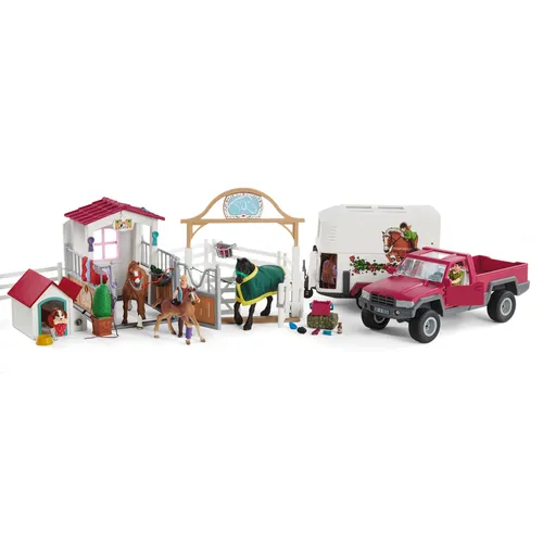 Schleich [Exklusiv Set] Horse Club Ausflug zur Pferdekoppel (3 von 7)
