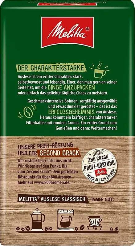 Melitta Auslese Klassisch Gemahlener Kaffee 500 g (3 von 3)