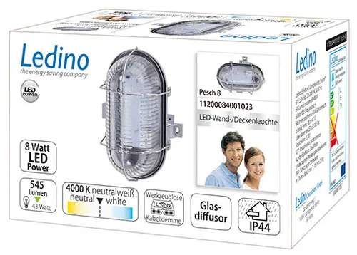 Ledino Kellerlampe Ovalleuchte Pesch 8 (3 von 3)