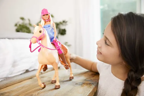 Barbie-Puppe und Pferdespielzeug FXH13 (3 von 7)