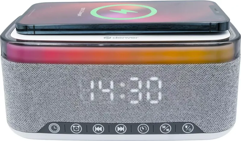 Denver FM-Radiowecker mit Bluetooth und kabellosem Laden (3 von 8)