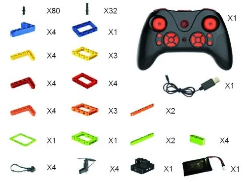 DF-Models SkyWatcher 5in1 DIY Block Quadrocopter (3 von 9)