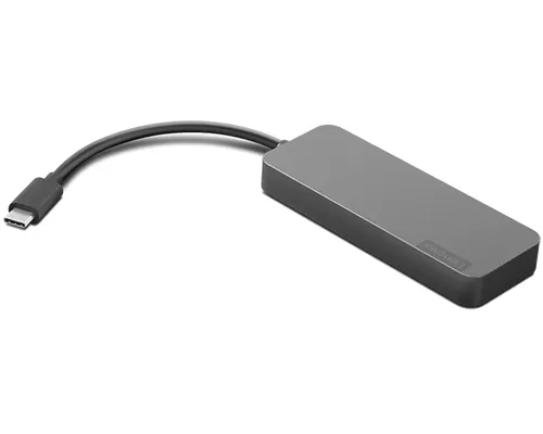 Lenovo GX90X21431 USB-Hub 4 Port USB-A USB 3.2 Gen1 5 GBit/s mit USB-C Stecker Schwarz USB-C to 4 Port USB-A Hub (3 von 4)