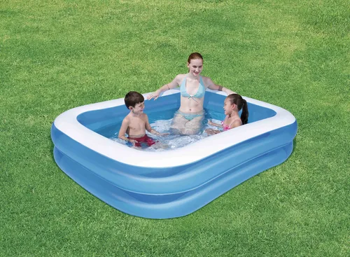 Bestway Deluxe Rechteckiger Aufblasbarer Pool 211 x 132 cm (2 von 3)