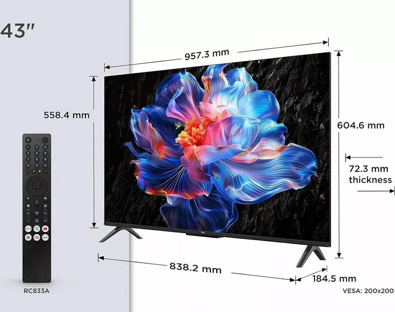 TCL 43V6C 43 Zoll 4K HDR Smart TV (3 von 7)