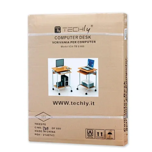 Techly ICA-TB S005 Tischcomputer Schreibtisch Buche (3 von 6)