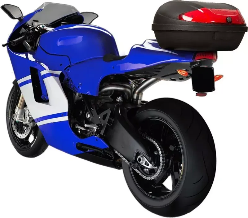 tectake® Motorradkoffer 48 l – Platz für 2 Helme (3 von 7)