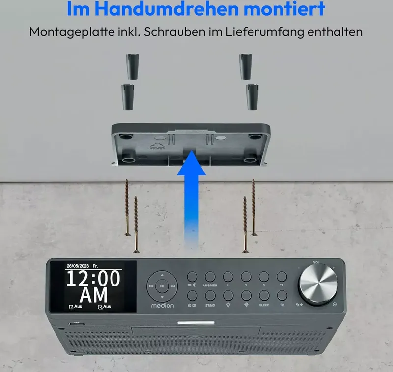 MEDION P66750 Küchen Unterbauradio (3 von 23)