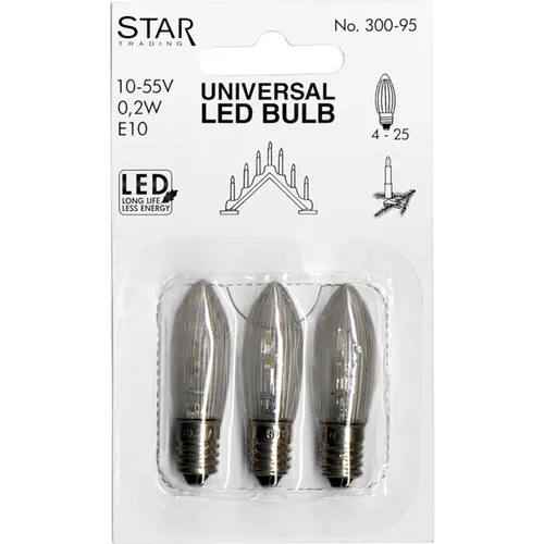 Led Ersatzleuchtmittel Für Baumkerzen - Warmweiß, 3 Stück (3 von 3)