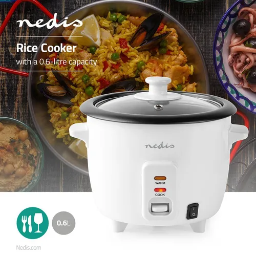 Nedis REISKOCHER 0,6L 300W (KARC06WT WS) (3 von 12)