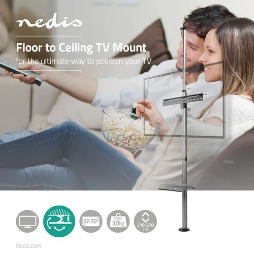 Nedis Vollbeweglicher TV-Ständer TVSM5750BK (3 von 12)
