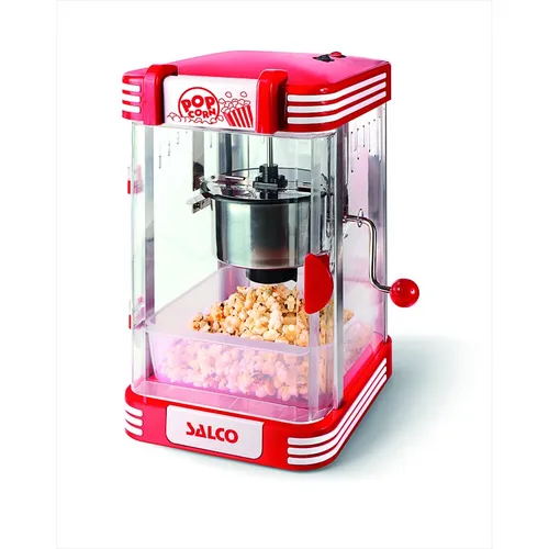 SALCO Popcornmaschine SNP-24, Edelstahlkessel, Eingebautes Rührsystem, inkl. Popcorn-Schale (3 von 3)