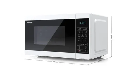 Sharp Mikrowelle YC-MG02E-W mit Grill, 800 Watt (3 von 6)