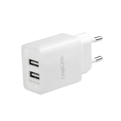 LogiLink USB Steckdosenadapter mit 2 x USB Port (3 von 7)
