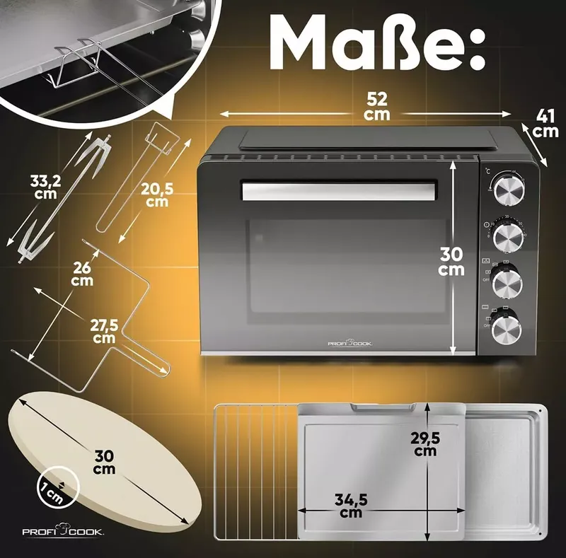 Profi Cook PC-MBG 1277 Minibackofen (3 von 8)