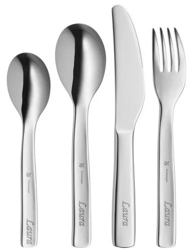 WMF 4tlg. Set: Kinderbesteck ''Prinzessin Anneli'' in Silber (3 von 4)