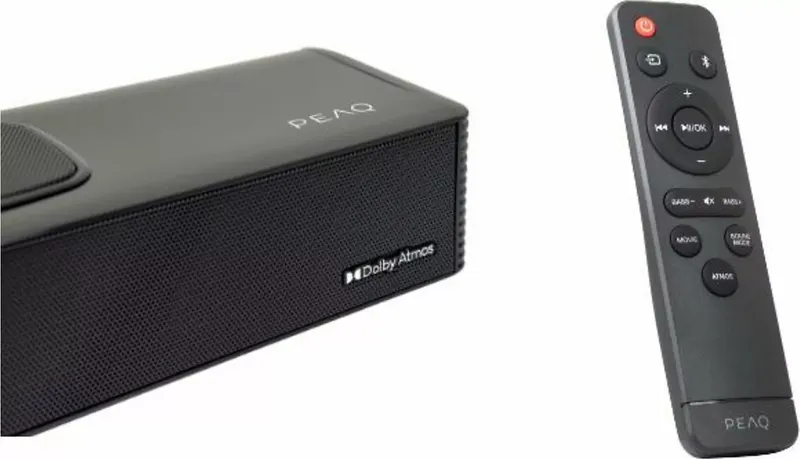PEAQ ICONIC Harmony 1 PEB 512-RW Soundbar, Schwarz (3 von 3)