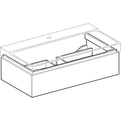 Keramag / Geberit Xeno² Waschtischunterschrank mit Beleuchtung (3 von 6)
