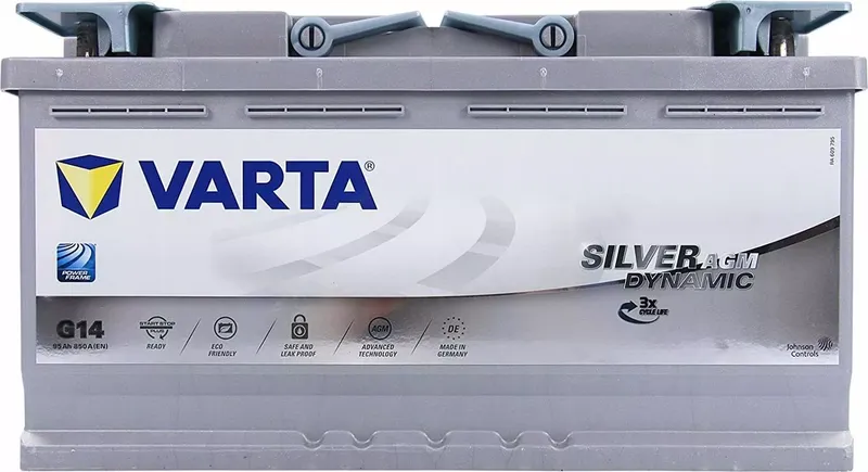 VARTA A5 Silver Dynamic AGM Start-Stop Plus Autobatterie 12V 95Ah xEV (3 von 7)