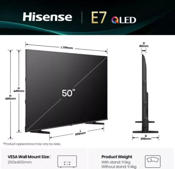 Hisense 50E77Q 50