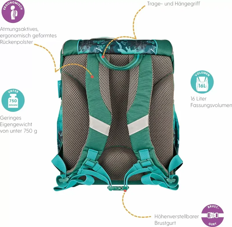 Schulranzen UltraLight Plus 'Butterfly Paradise' herlitz (23 von 25)