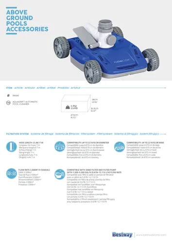 Bestway AquaDrift Poolroboter (24 von 26)