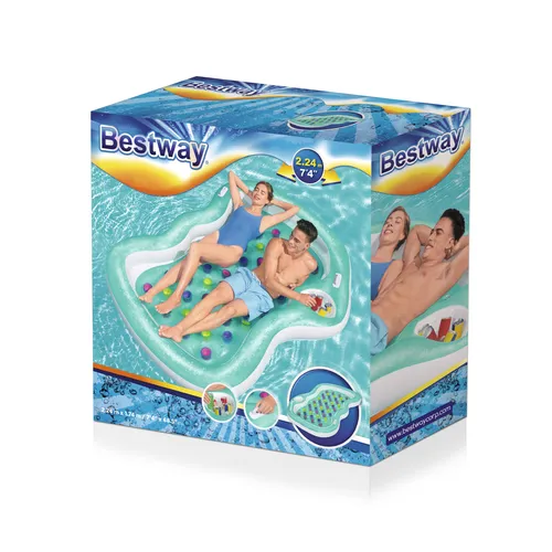 Bestway Luftmatratze Summer Colors 211 x 168 x 26 cm (25 von 25)