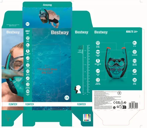 Bestway Flowtech Snorkel Mask L/XL (27 von 27)