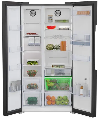 BEKO Freistehender Side-by-Side-Kühlschrank GN163241DXBRN (4 von 6)