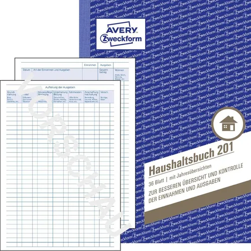 Zweckform 201, A5 Haushaltsbuch (4 von 4)