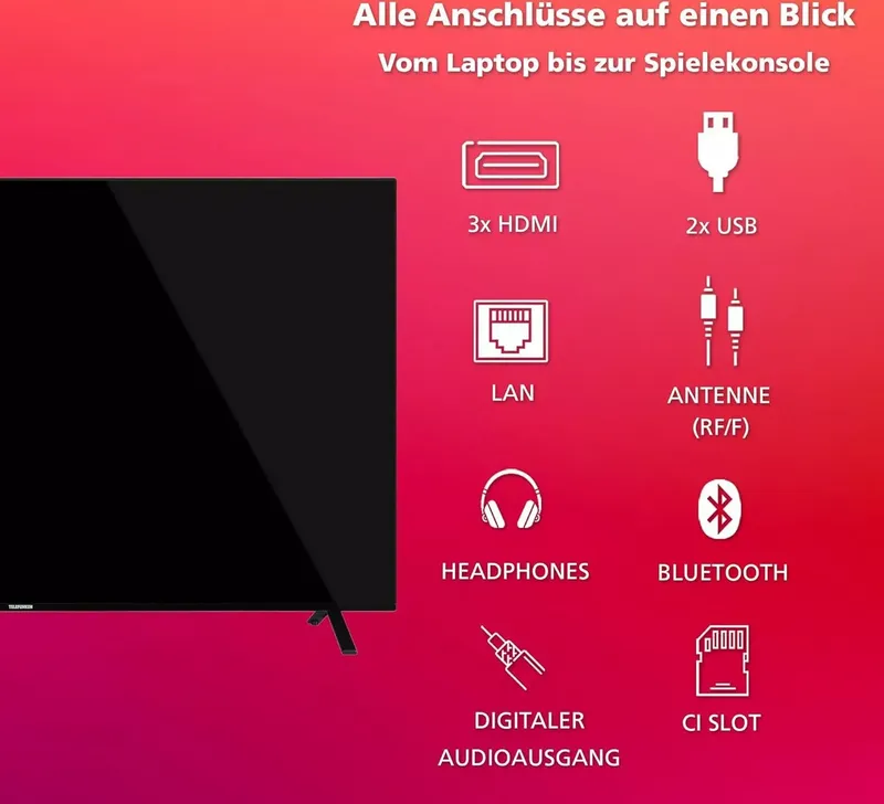Telefunken 43 Zoll Smart TV XU43TO750S (4 von 6)