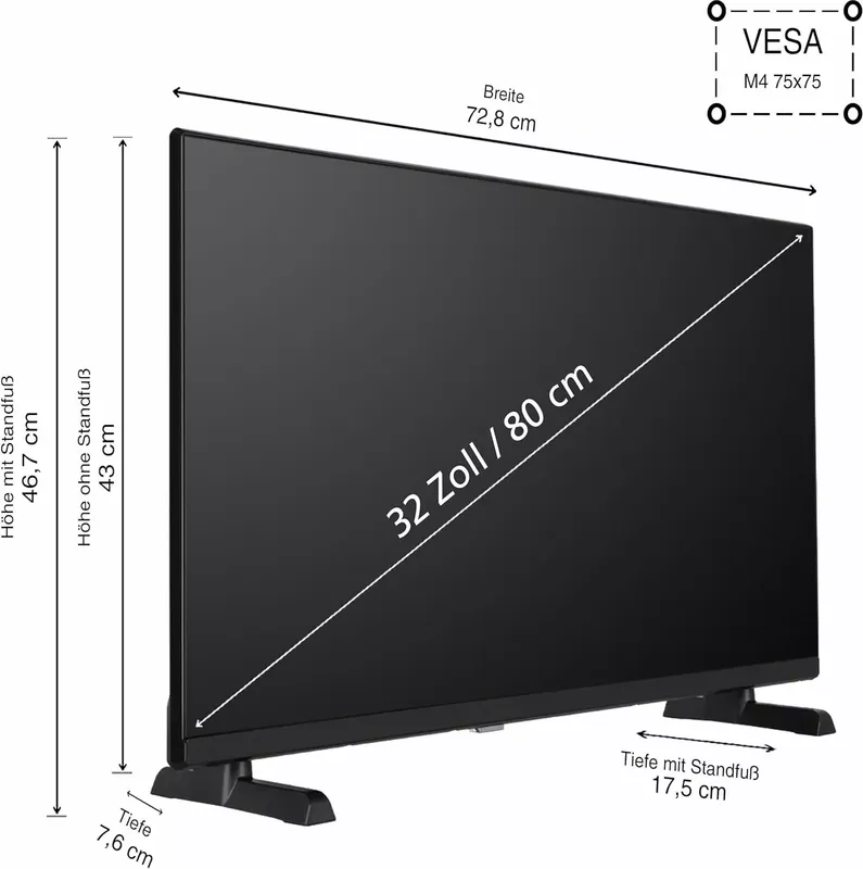 Telefunken QLED 32 Zoll Smart TV (3 von 6)