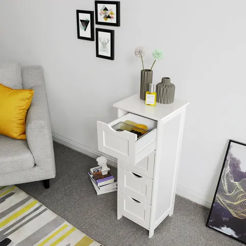 VASAGLE Badezimmerschrank mit 4 Schubladen, modern und platzsparend (4 von 8)