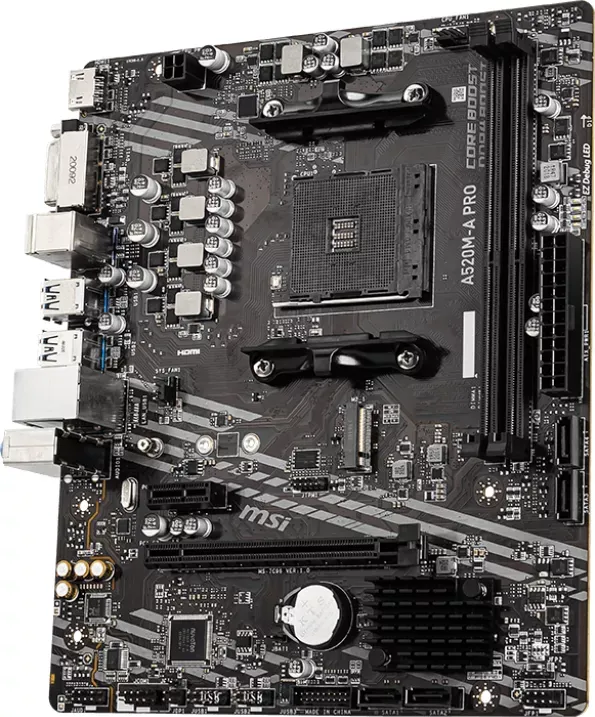 MSI A520M-A PRO Mainboard (4 von 5)