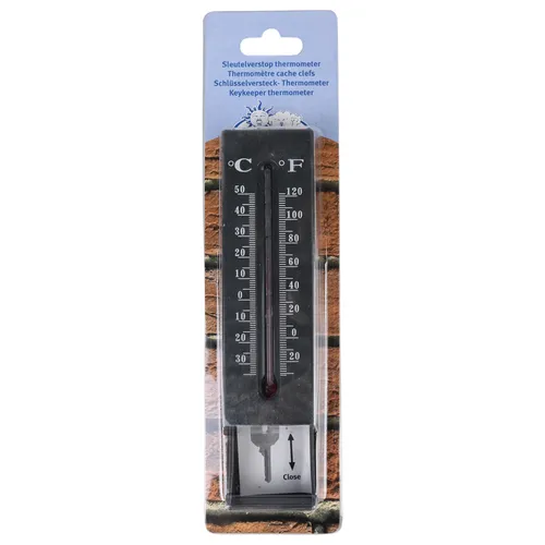 Esschert Design Thermometer mit Schlüsselversteck, Versteck für Schlüssel TH78 (4 von 4)