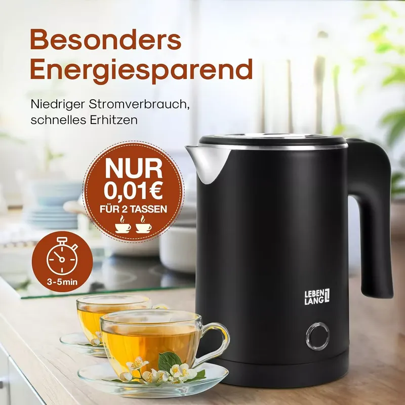 Lebenlang Reise-Wasserkocher Klein 0,5 Liter (4 von 6)
